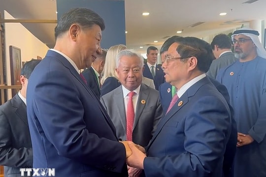 Thủ tướng Phạm Minh Chính gặp Tổng Bí thư, Chủ tịch nước Trung Quốc Tập Cận Bình, Tổng thống Hoa Kỳ Joe Biden bên lề Hội nghị G20