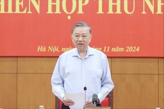 Tổng Bí thư Tô Lâm: Tinh gọn tổ chức bộ máy phải thực hiện với quyết tâm cao nhất