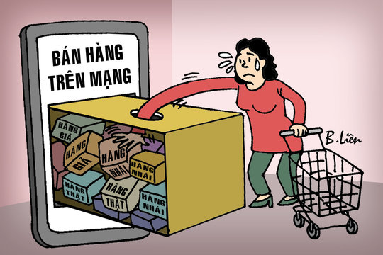 Mua hàng trên mạng vẫn còn rủi may