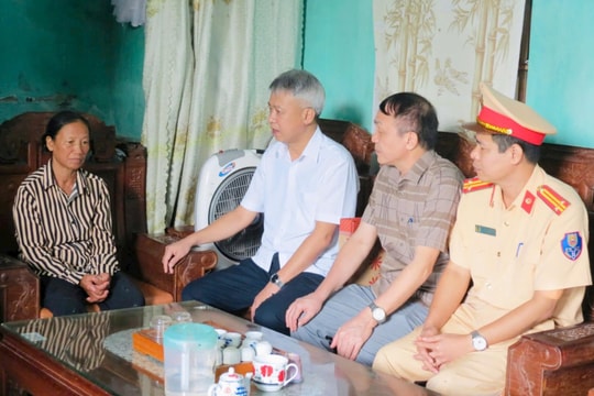 Hải Dương thăm, tặng quà nạn nhân, gia đình nạn nhân bị tai nạn giao thông