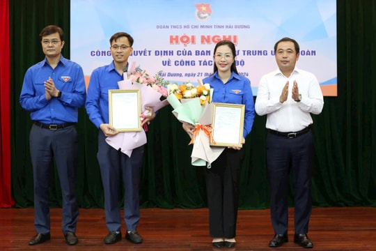 Đồng chí Bùi Hải Bằng giữ chức Bí thư Tỉnh đoàn Hải Dương