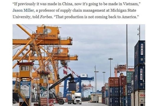 Vietnam to grasp bigger business opportunities in Trump 2.0 administration: US media