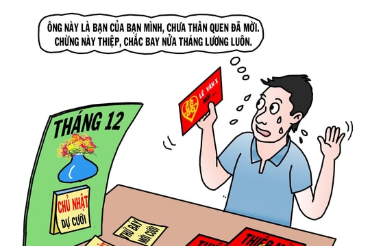 Mùa cưới ‘bay’ nửa tháng lương