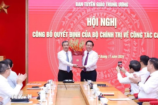 Bí thư Tỉnh ủy Thái Bình Ngô Đông Hải làm Phó Trưởng Ban Tuyên giáo Trung ương