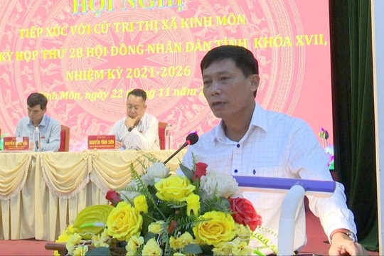 Cử tri Kinh Môn kiến nghị tăng chỉ tiêu tuyển sinh lớp 10 vào các trường công lập