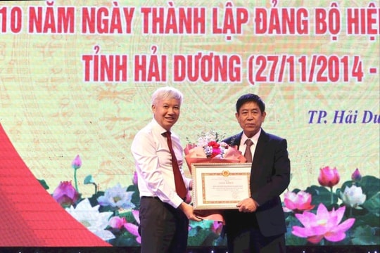 Đảng bộ Hiệp hội Doanh nghiệp tỉnh Hải Dương làm tốt công tác phát triển đảng viên