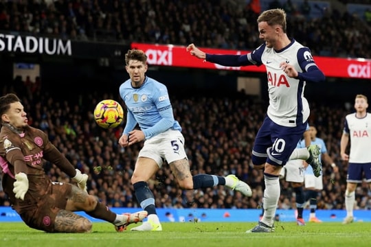 Man City thua thảm Tottenham trên sân nhà Etihad