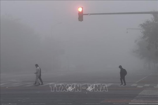 Trung Quốc ban hành cảnh báo màu vàng do bão tuyết và không khí lạnh