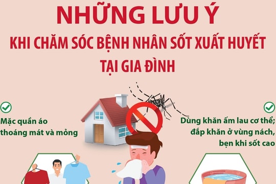 Những lưu ý khi chăm sóc bệnh nhân sốt xuất huyết tại gia đình