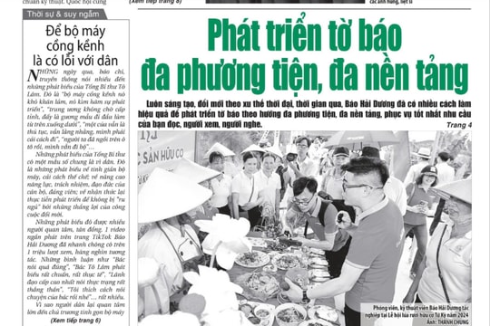Xem gì trên báo Hải Dương ngày 29/11?