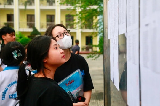 Điểm thi đánh giá năng lực, đánh giá tư duy sẽ phải gửi về Bộ Giáo dục và Đào tạo