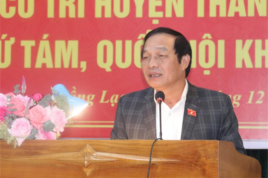 Đồng chí Lê Văn Hiệu trả lời kiến nghị cử tri Gia Lộc, Thanh Hà về gỡ khó trong tuyển quân, sản xuất nông nghiệp