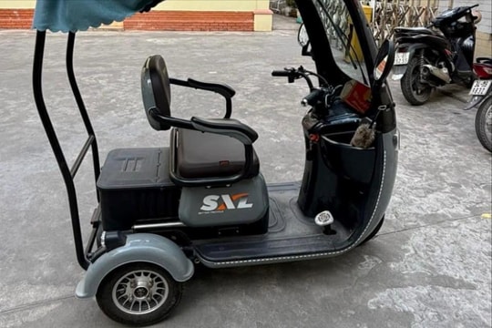 Xe điện 3 bánh không được tham gia giao thông