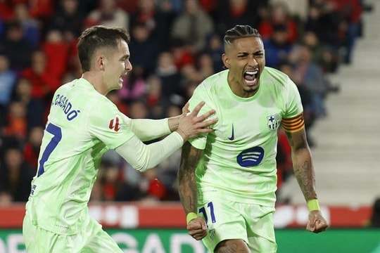 Barca thắng đậm Mallorca 5-1