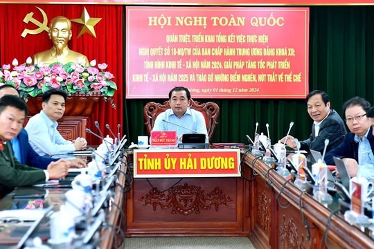 Ban Thường vụ Tỉnh ủy Hải Dương định hướng đề xuất sắp xếp, tinh gọn tổ chức bộ máy ở tỉnh và cấp huyện