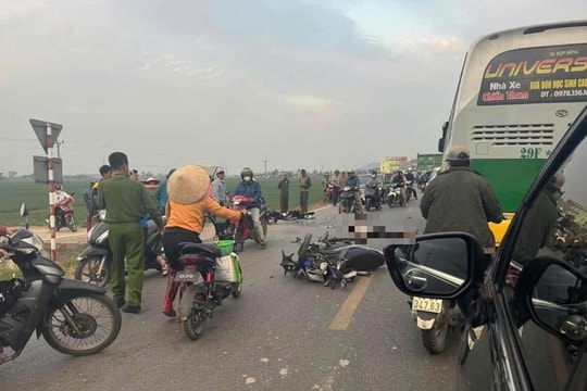 Một học sinh lớp 10 ở Kinh Môn gặp nạn trên đường đi học