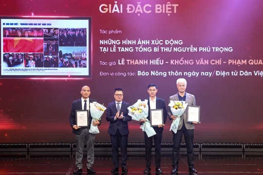 Ảnh tang lễ Tổng Bí thư Nguyễn Phú Trọng giành giải đặc biệt 'Khoảnh khắc báo chí 2024'