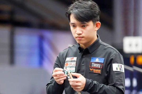 Cơ thủ Chiêm Hồng Thái vào top 4 người mạnh nhất World Cup billiards