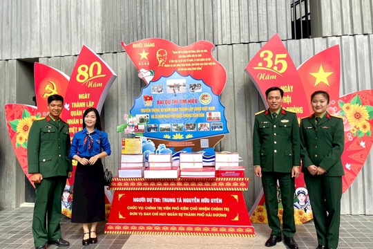 Tỉnh đoàn Hải Dương được nhận bằng khen của Chủ nhiệm Tổng cục Chính trị