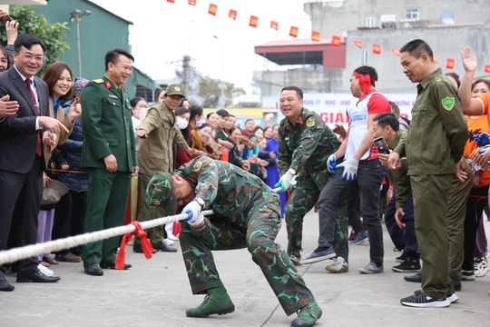 Lan tỏa tình đoàn kết tại Ngày hội văn hóa quân - dân đầu tiên ở Kinh Môn