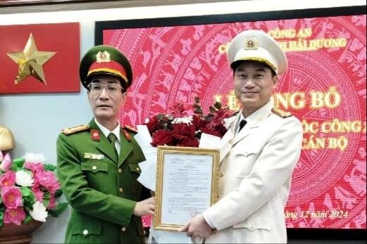 Trưởng Công an Tứ Kỳ Lê Minh Hoàn giữ chức Trưởng Công an Chí Linh