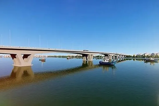 Hạn chế giao thông đường thủy đoạn sông Thái Bình qua Hiệp Cát (Nam Sách) để thi công cầu Kênh Vàng