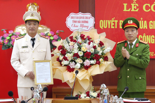 Công an tỉnh Hải Dương bổ nhiệm, điều động lãnh đạo công an nhiều địa phương
