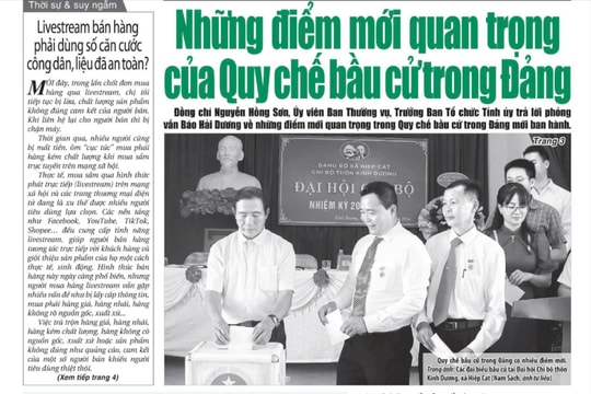 Xem gì trên báo Hải Dương ngày 13/12?