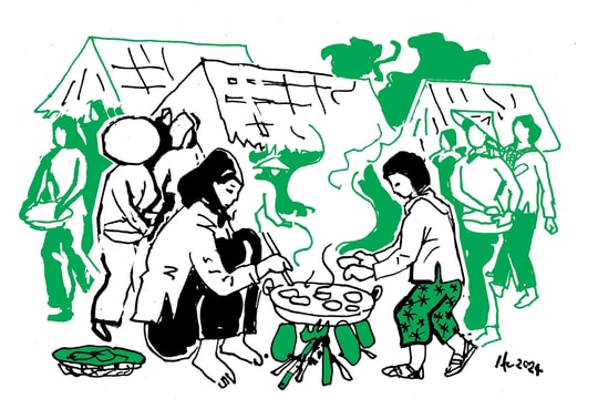 Theo mẹ đi chợ quê