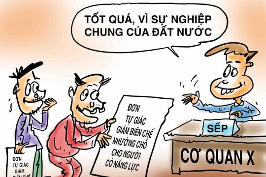 Tự giác giảm biên chế