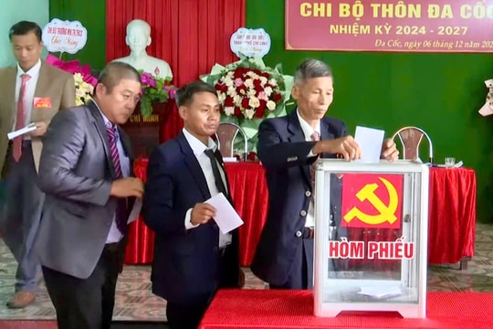 Thuận lợi chuẩn bị nhân sự bí thư chi bộ thôn, khu dân cư ở Hải Dương