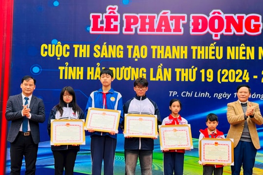 Phát động Cuộc thi Sáng tạo thanh thiếu niên nhi đồng tỉnh Hải Dương lần thứ 19