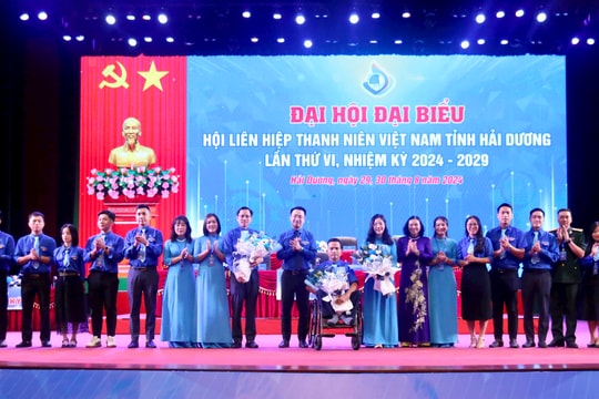 17 đại biểu Hải Dương dự Đại hội Hội Liên hiệp thanh niên toàn quốc lần thứ IX