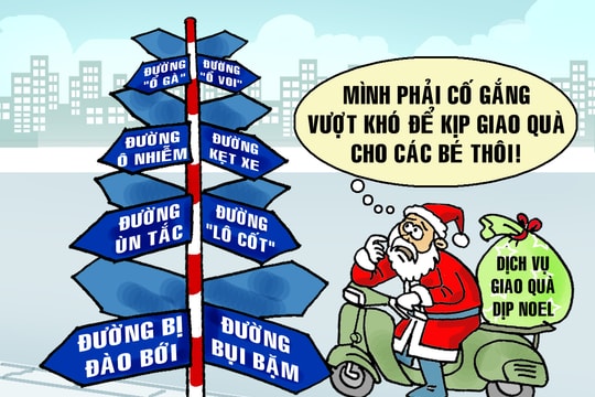 Ông già Noel cũng 'hoảng'