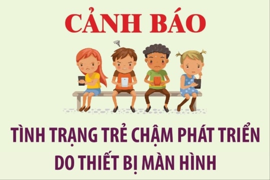 Cảnh báo tình trạng trẻ chậm phát triển ngôn ngữ do thiết bị màn hình