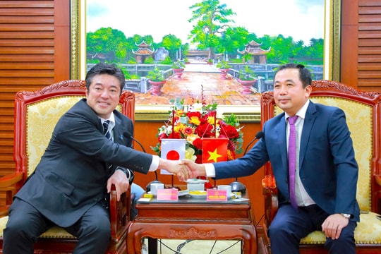 Đồng chí Bí thư Tỉnh uỷ Hải Dương tiếp đoàn doanh nghiệp Nhật Bản