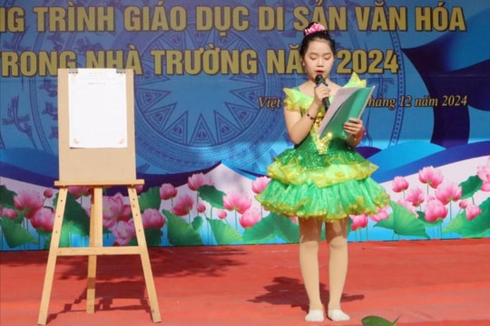Gần 4.000 học sinh Hải Dương được giáo dục di sản văn hoá trong nhà trường