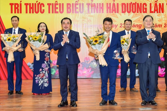 Hải Dương tuyên dương 66 trí thức tiêu biểu