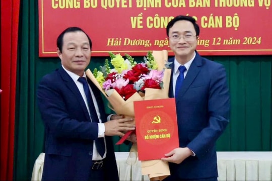 Đồng chí Phan Nhật Thanh giữ chức Phó Trưởng Ban Tổ chức Tỉnh ủy Hải Dương