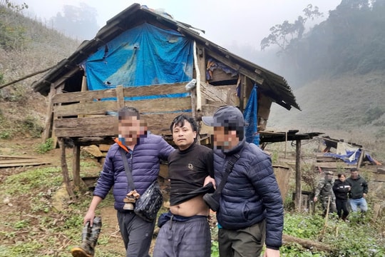 Cảnh sát vây bắt đối tượng đặc biệt nguy hiểm lẩn trốn ở lều trại bỏ hoang
