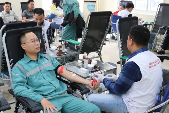 Thị xã Kinh Môn đứng đầu tỉnh về thu nhận hiến máu tình nguyện