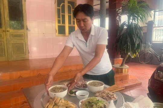 Đậm đà món chuối nấu đông ở Nghĩa An (Ninh Giang)