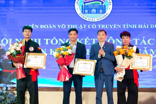 Gần 1.100 người ở Hải Dương tập luyện võ thuật cổ truyền thường xuyên