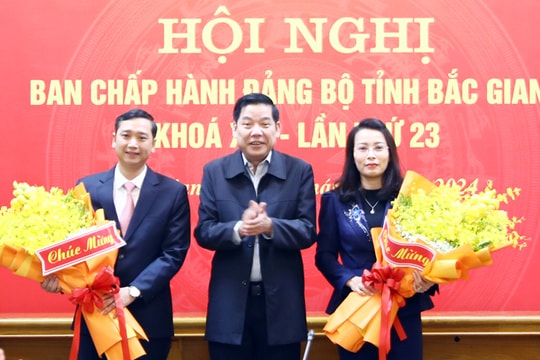 Tỉnh Bắc Giang bầu 2 Phó Bí thư Tỉnh ủy nhiệm kỳ 2020-2025