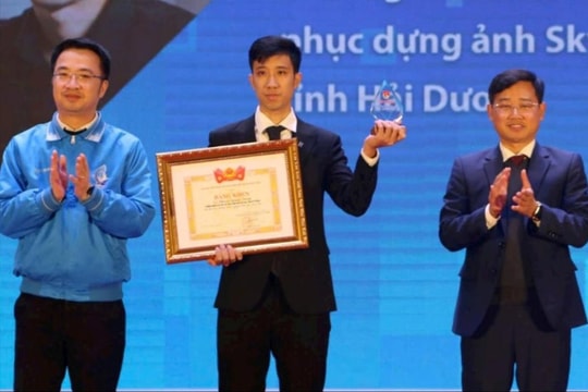Trưởng nhóm phục dựng ảnh Skyline ở Hải Dương giành Giải thưởng Tình nguyện quốc gia 2024