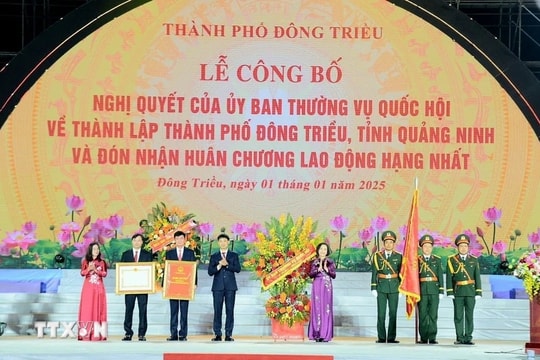 TP Đông Triều là điểm kết nối của vùng tam giác kinh tế trọng điểm Bắc Bộ