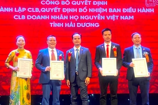 Ra mắt Câu lạc bộ Doanh nhân họ Nguyễn tỉnh Hải Dương