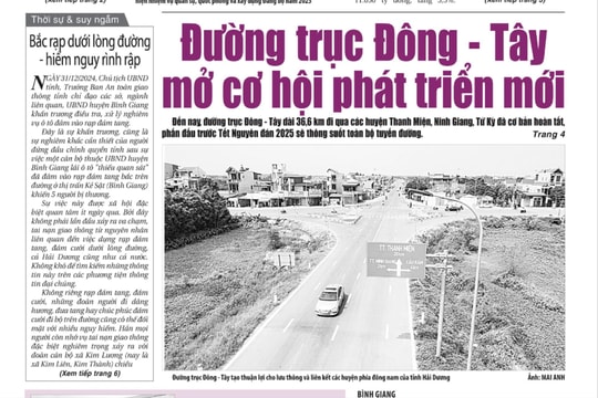 Xem gì trên báo Hải Dương ngày 6/1?