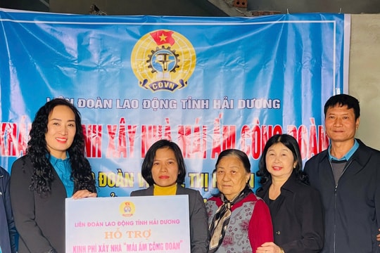 Đoàn viên công đoàn đầu tiên được hỗ trợ xây nhà năm 2025