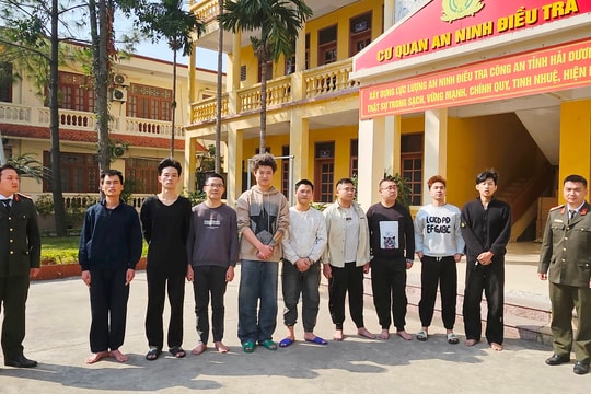 An ninh Hải Dương bắt giữ 9 người nước ngoài nhập cảnh trái phép vào Việt Nam